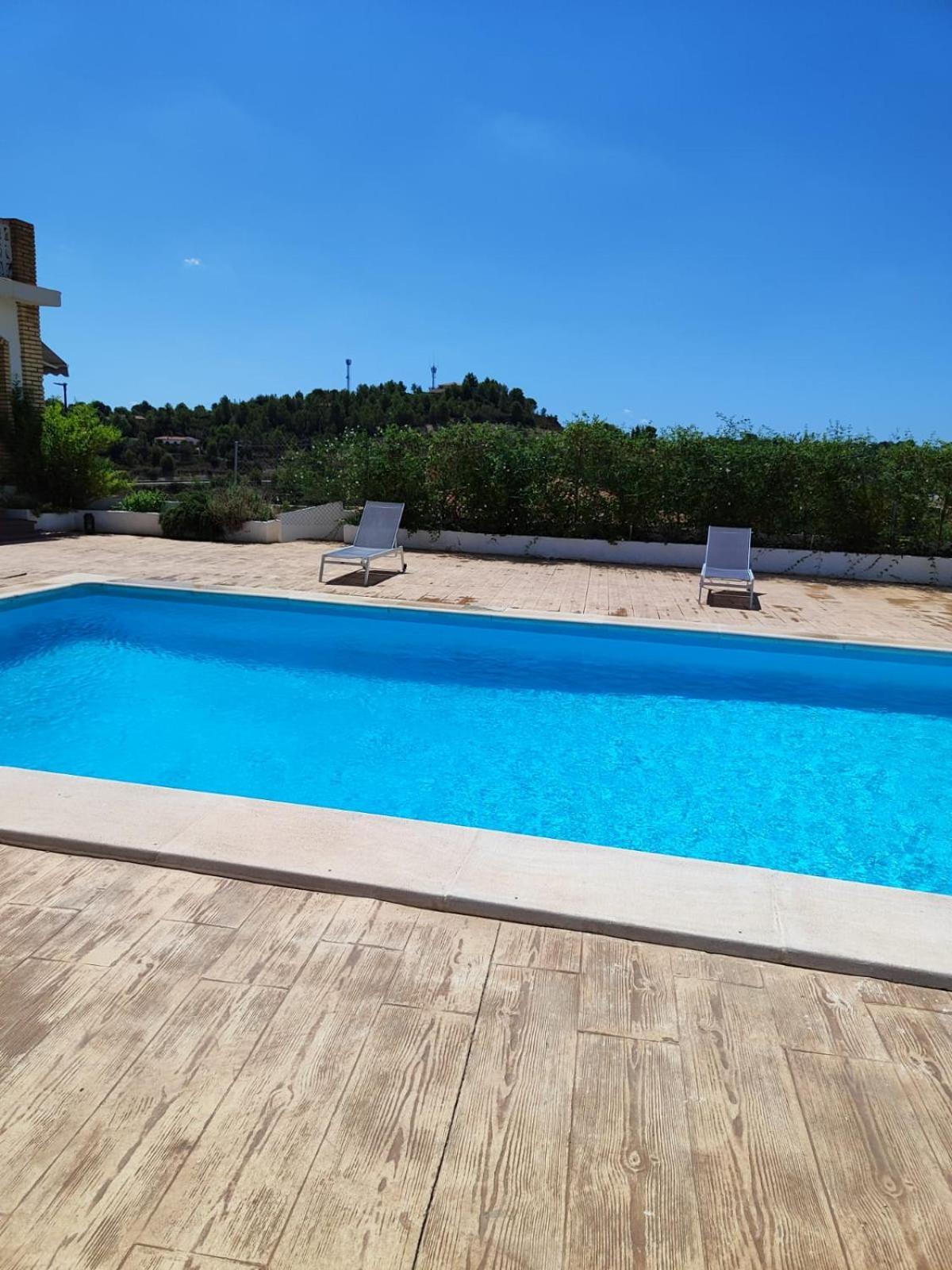El Recreo, Private Pool & Bbq Villa Godelleta Luaran gambar